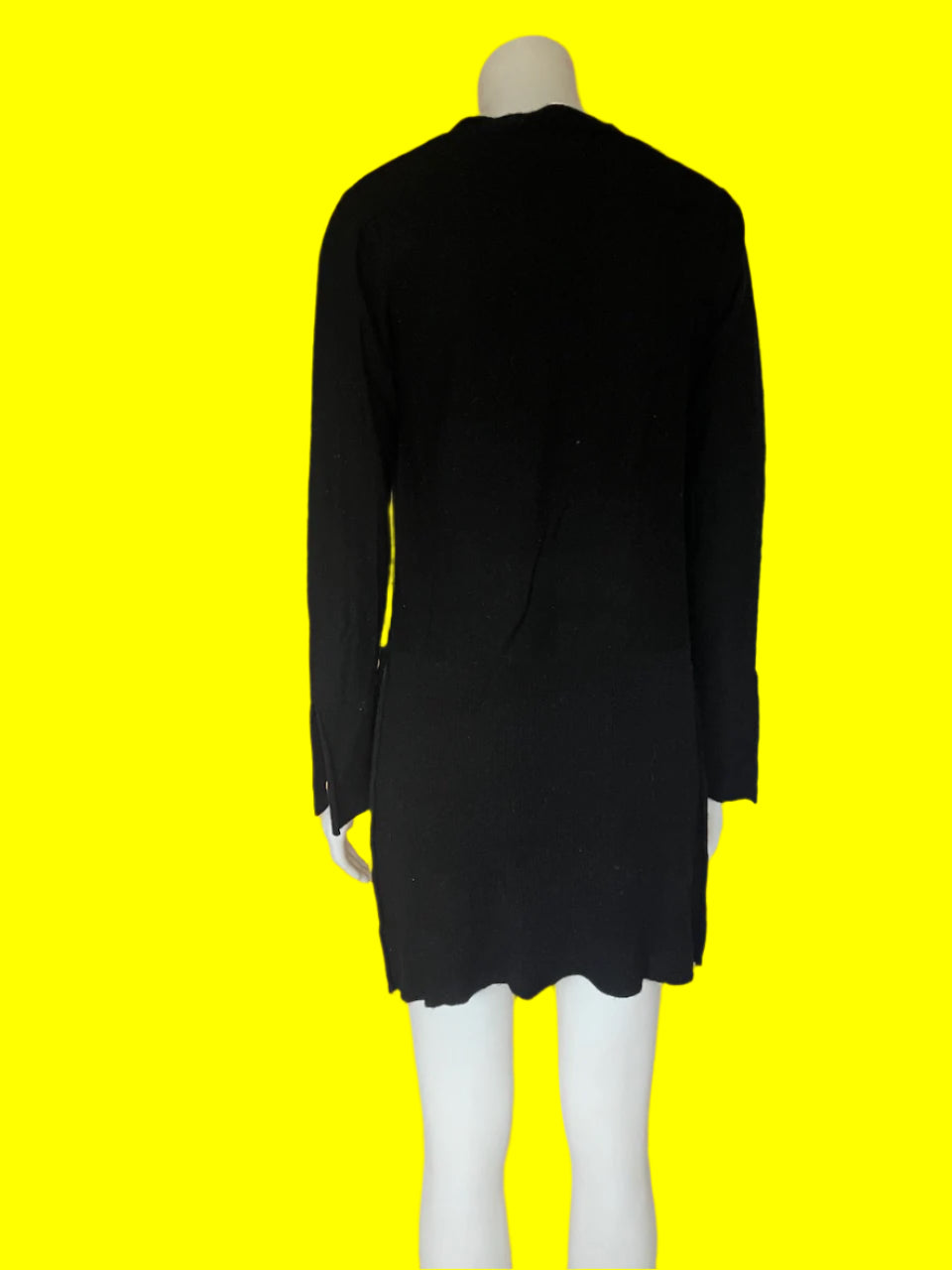 North South Merino - Long V Neck Jumper - Size: L
