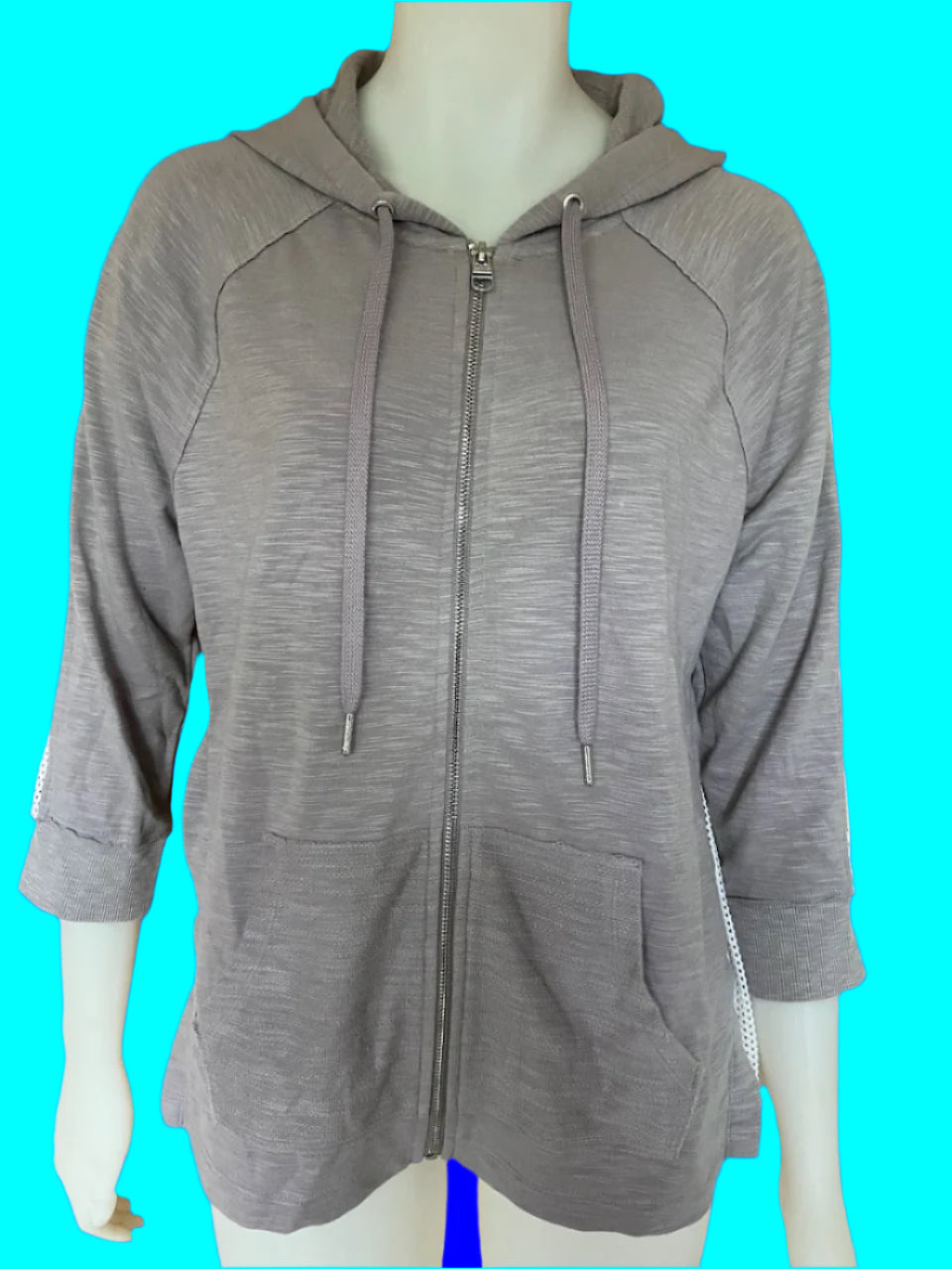 Calvin Klein - Performance - Grey Hooded Jacket - Size: M