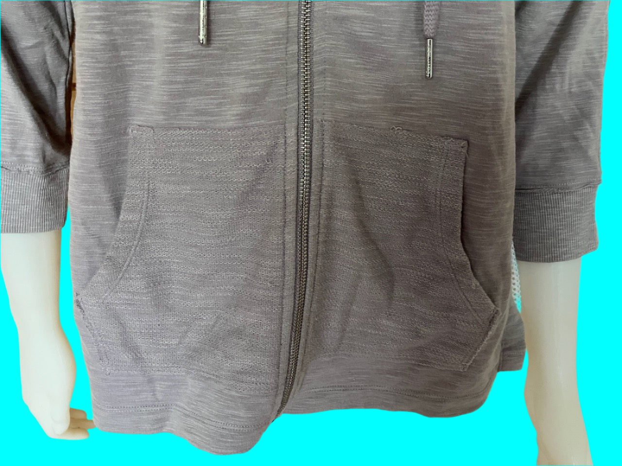 Calvin Klein - Performance - Grey Hooded Jacket - Size: M