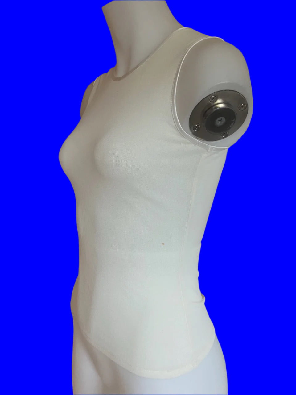 Karen Walker - Vintage - Cream Mesh Top - Size: XS