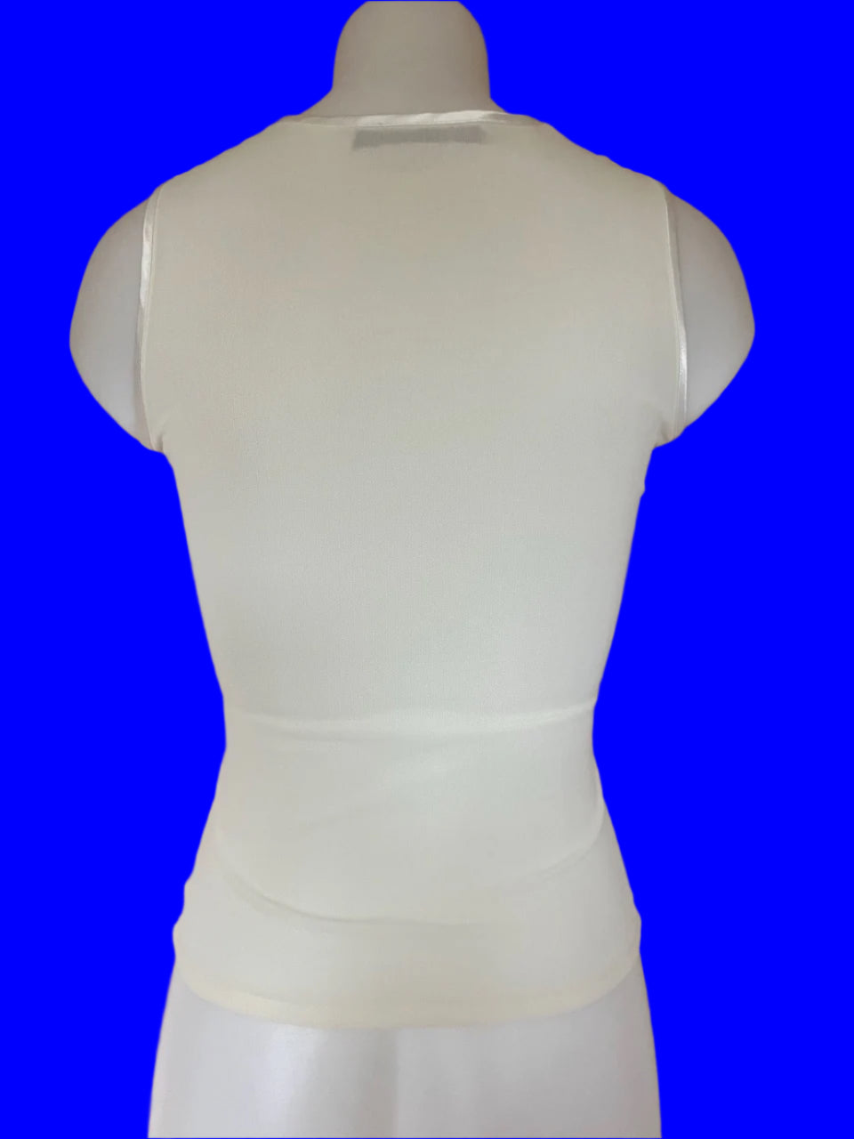 Karen Walker - Vintage - Cream Mesh Top - Size: XS