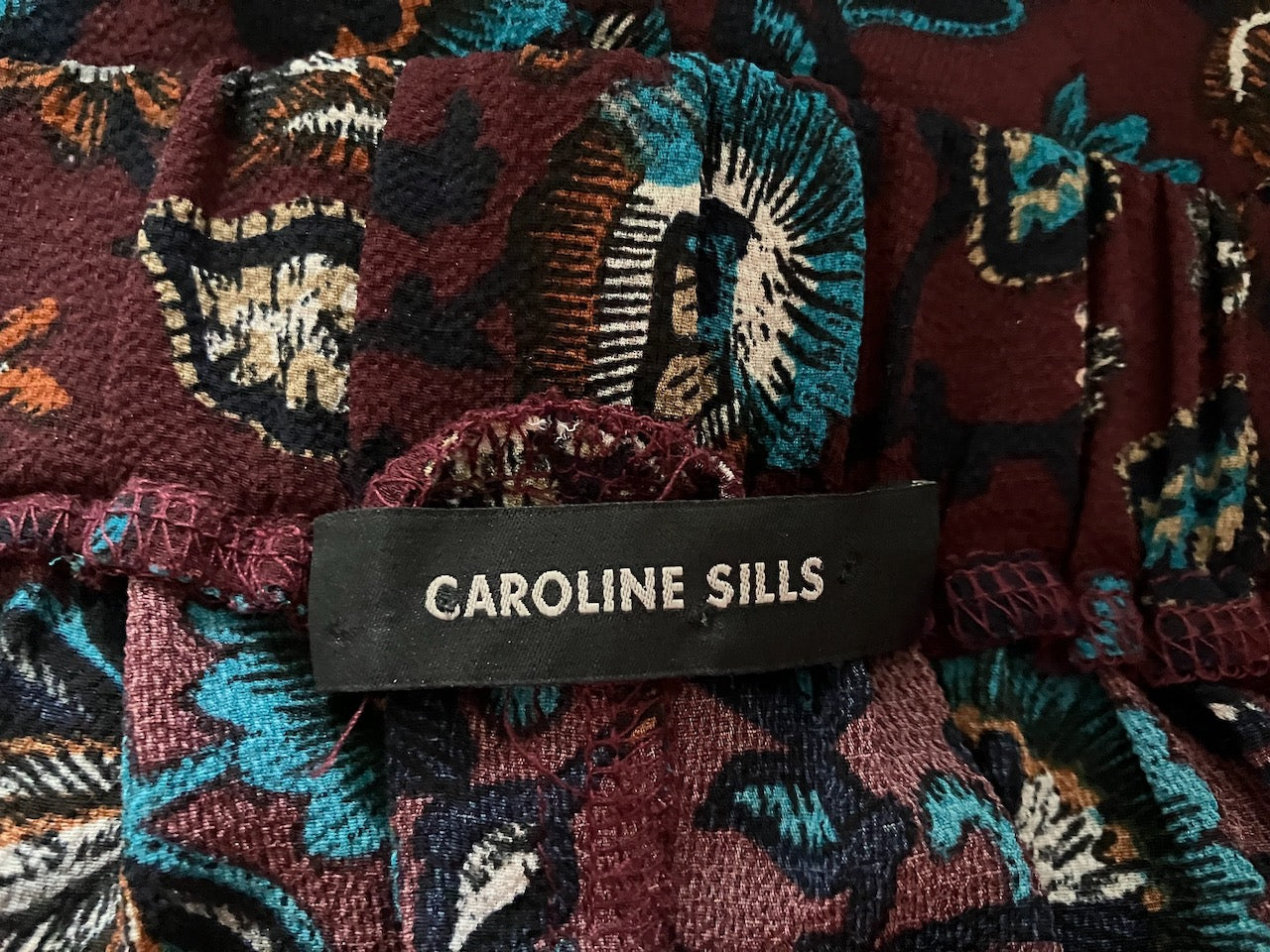 Caroline Sills - NZ Designer - Casual Printed Pants - Size: M