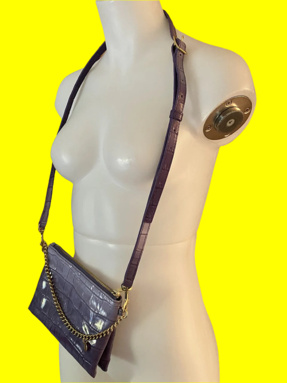 Deadly Ponies - Designer Bag - Mr Minimese - Croc Amethyst - RRP$479.00
